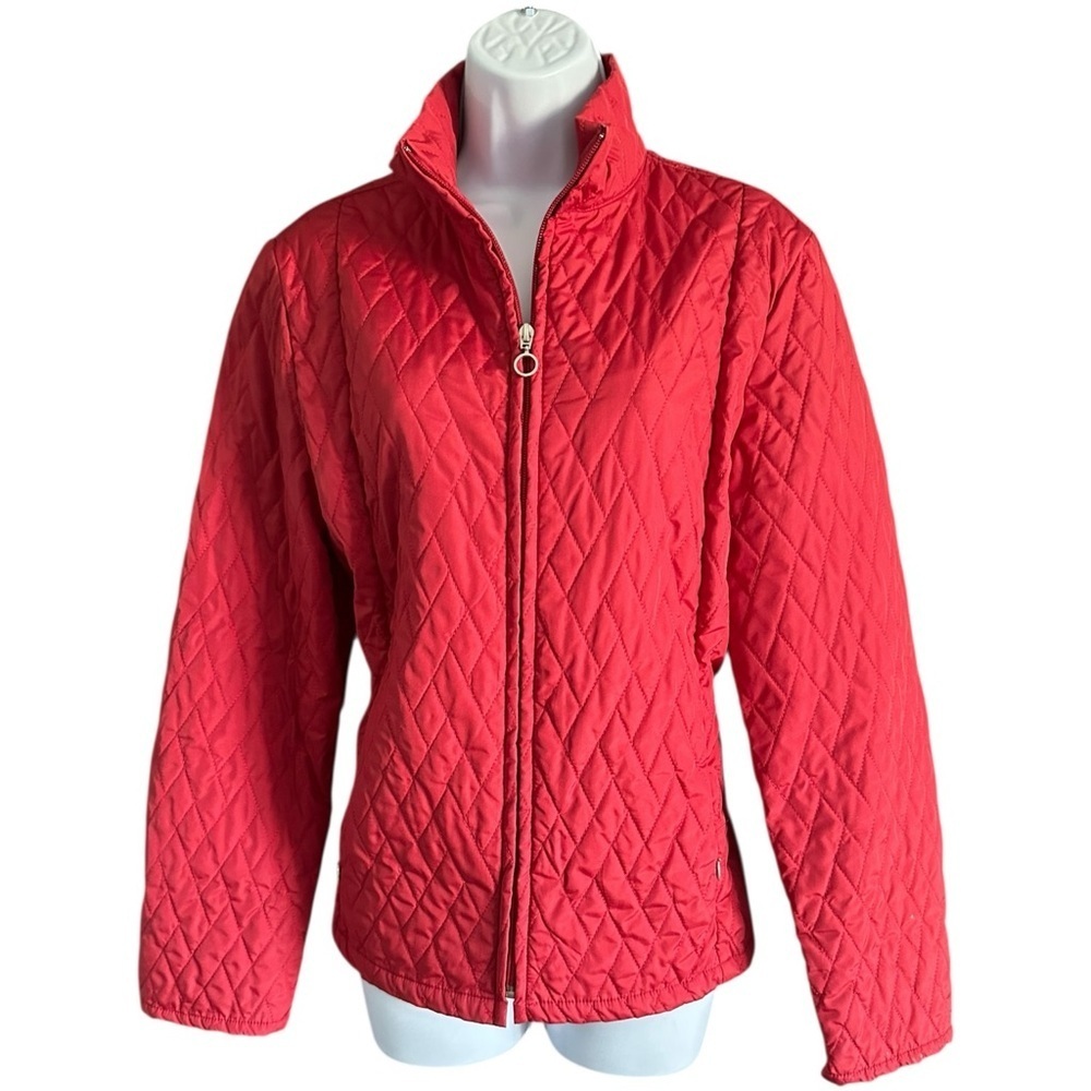 Casual Corner | Quilted Puffer Jacket Sz L EUC